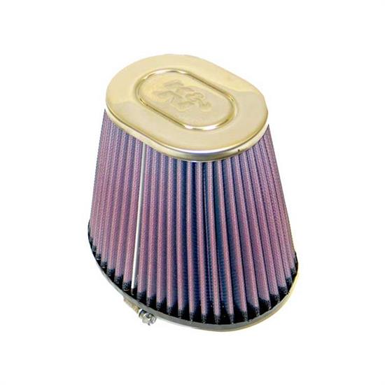 K&N 59-5000 Marine Flame Arrestor, Oval Straight, 5.5 in. Tall