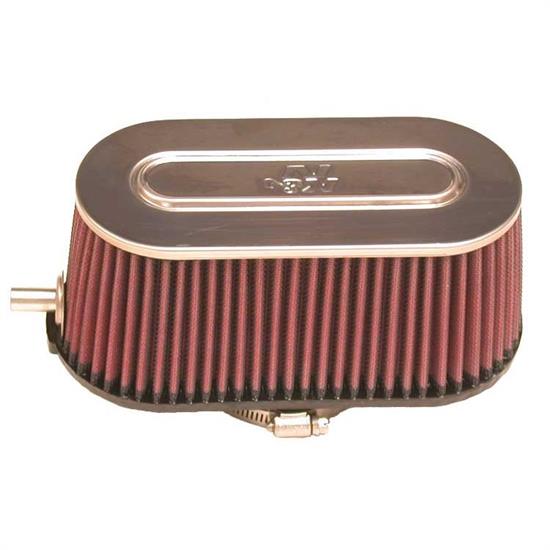 K&N 59-5009 Marine Flame Arrestor, Oval Straight, 4 in. Tall