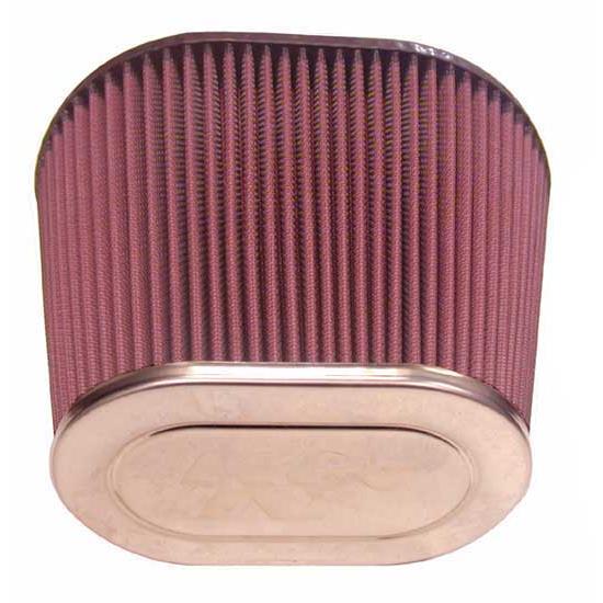 K&N 59-5012 Marine Flame Arrestor, Oval Straight, 4.5 in. Tall