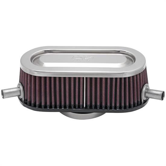 K&N 59-5022 Marine Flame Arrestor, Oval, 3 in. Tall