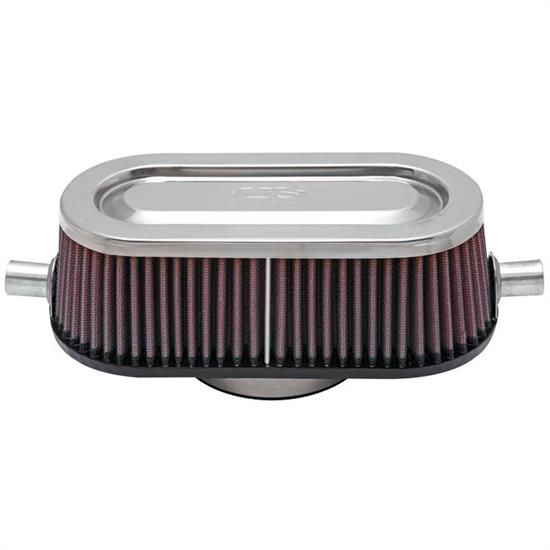 K&N 59-5023 Marine Flame Arrestor, Oval, 3 in. Tall