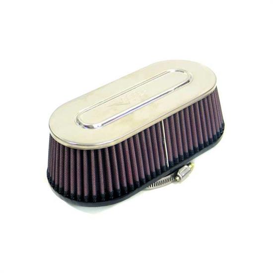 K&N 59-5030 Marine Flame Arrestor, Oval, 3 in. Tall