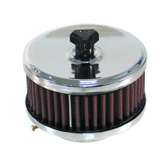 K&N 60-0400 Air Filter Assembly, 2in Tall, Red, Round