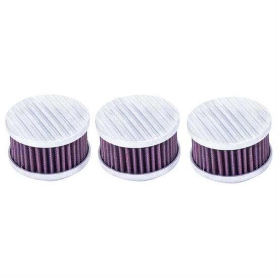 K&N 60-0413 Air Filter Assembly, 2.25in Tall, Red, Round