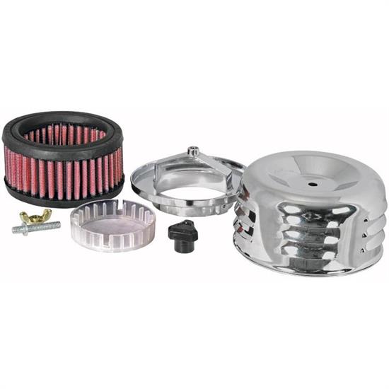 K&N 60-0500 Air Filter Assembly, 2in Tall, Red, Round