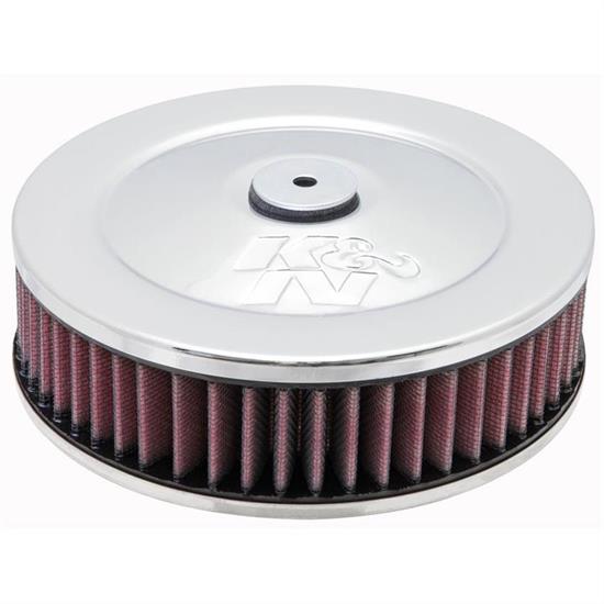 K&N 60-1030 Air Filter Assembly, 2in Tall, Red, Round