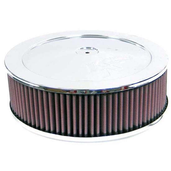 K&N 60-1040 Air Filter Assembly, 3in Tall, Red, Round