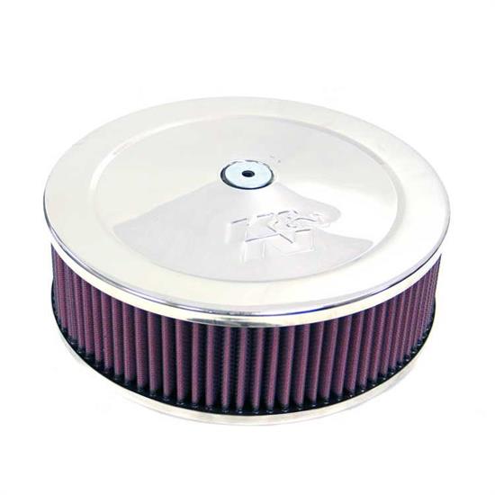 K&N 60-1090 Air Filter Assembly, 2.875in Tall, Red, Round
