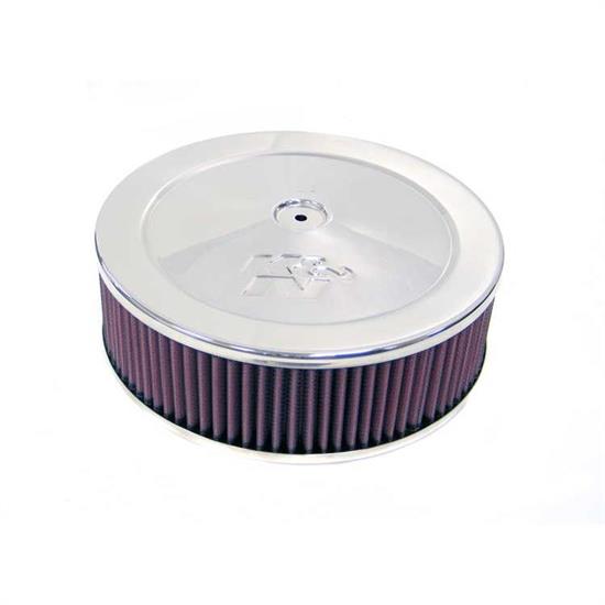 K&N 60-1100 Air Filter Assembly, 2.875in Tall, Red, Round