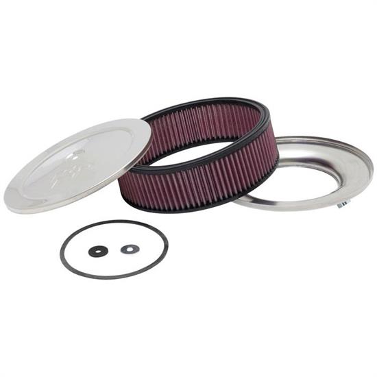 K&N 60-1120 Air Filter Assembly, 2.875in Tall, Red, Round
