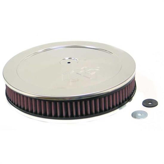 K&N 60-1150 Air Filter Assembly, 2.188in Tall, Red, Round