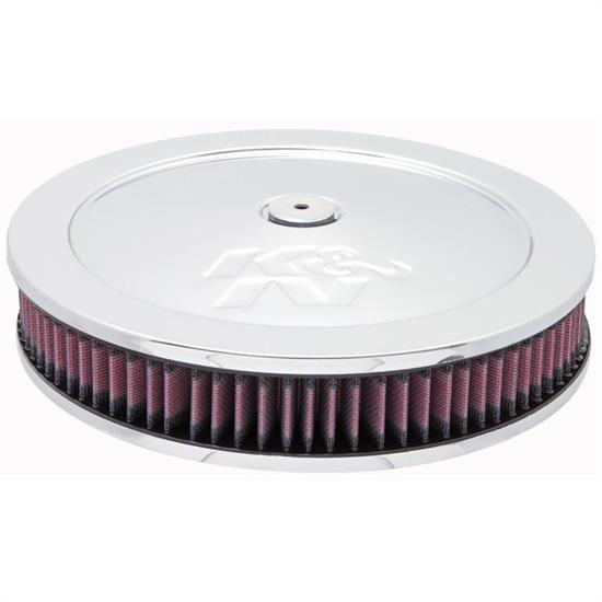 K&N 60-1170 Air Filter Assembly, 2.188in Tall, Red, Round