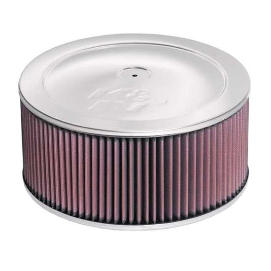 K&N 60-1190 Air Filter Assembly, 5in Tall, Red, Round