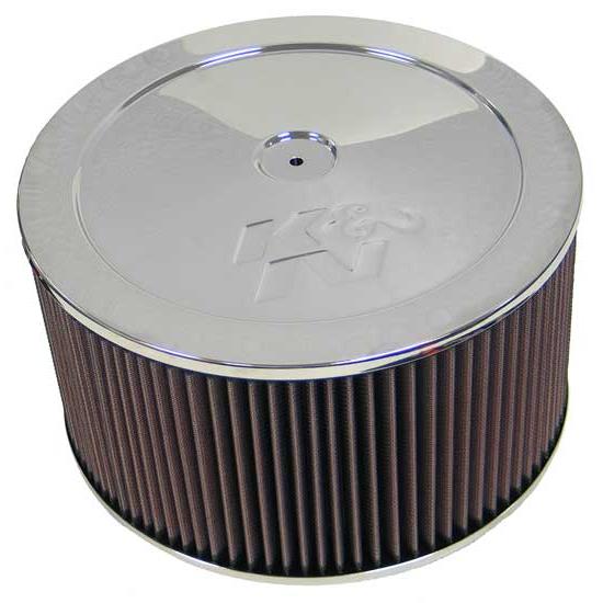 K&N 60-1220 Air Filter Assembly, 6in Tall, Red, Round