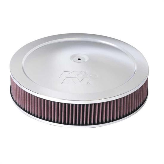 K&N 60-1280 Air Filter Assembly, 3.063in Tall, Red, Round