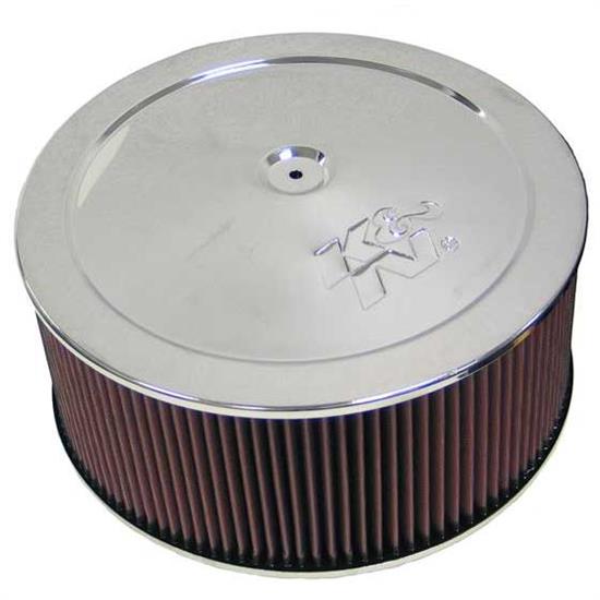 K&N 60-1310 Air Filter Assembly, 6in Tall, Red, Round