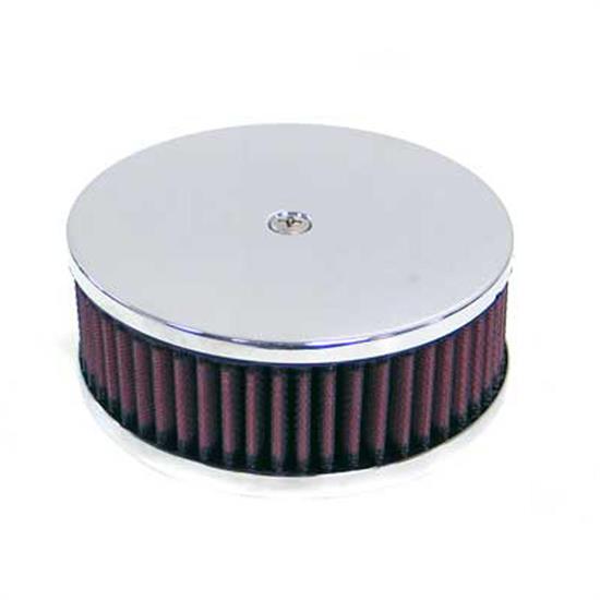 K&N 60-1340 Air Filter Assembly, 2in Tall, Red, Round
