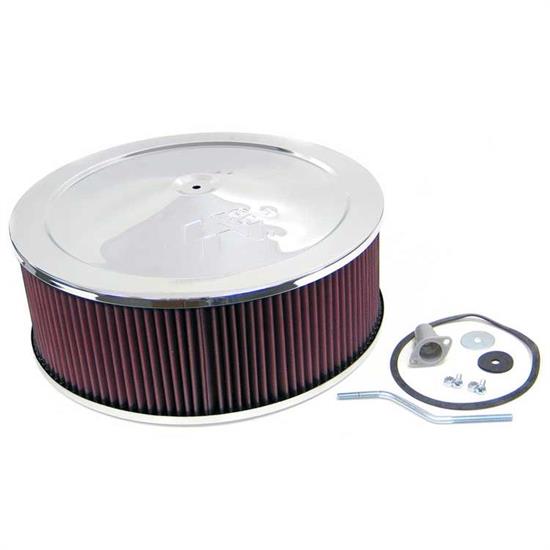 K&N 60-1420 Air Filter Assembly, 5in Tall, Red, Round