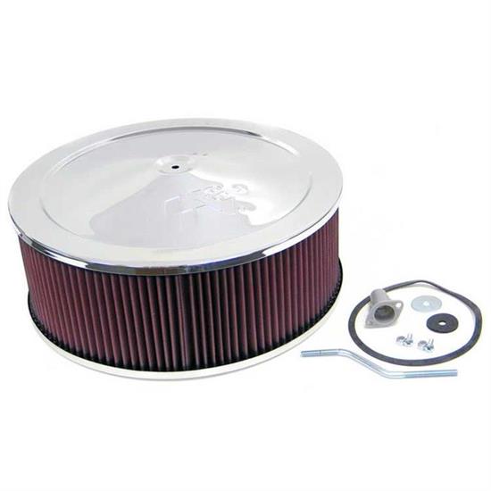 K&N 60-1420 Air Filter Assembly, 5in Tall, Red, Round