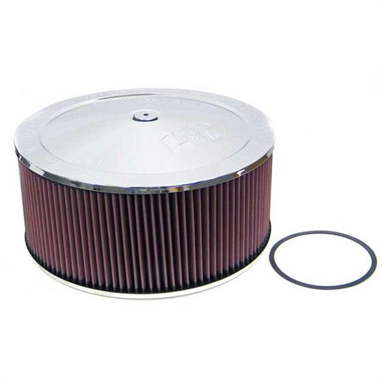 K&N 60-1460 Air Filter Assembly, 6in Tall, Red, Round