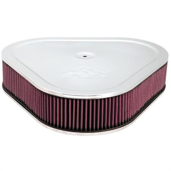 K&N 60-1470 Air Filter Assembly, 3in Tall, Red, Round