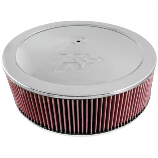 K&N 60-1642 Air Filter Assembly, 4.5in Tall, Red, Round