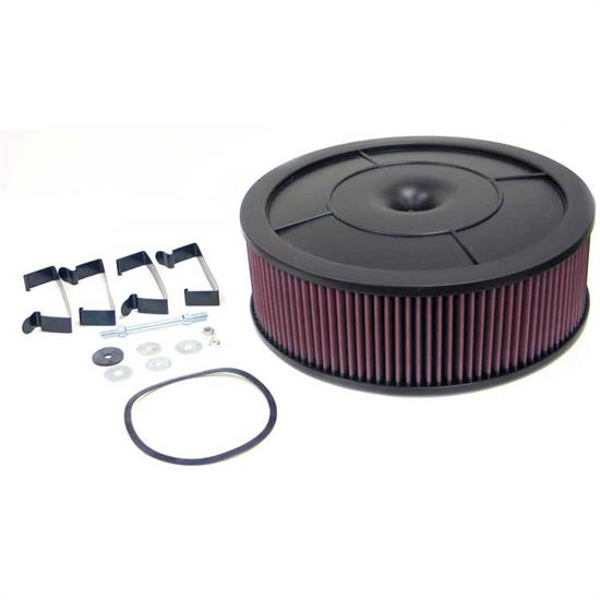 K&N 61-4030 Flow Control Filter Assembly, 14 x 4.5, Holley 390-800 CFM