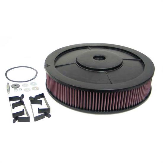 K&N 61-4520 Flow Control Filter Assembly, 16 x 4.0, Holley 390-850 CFM