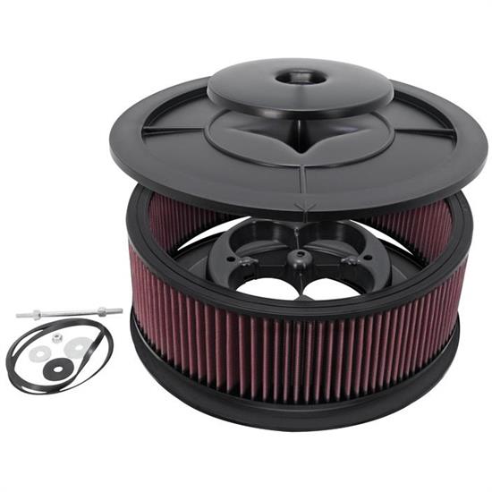K&N 61-6000 Flow Control Filter Assembly, 14 x 4.5, Holley Dominator