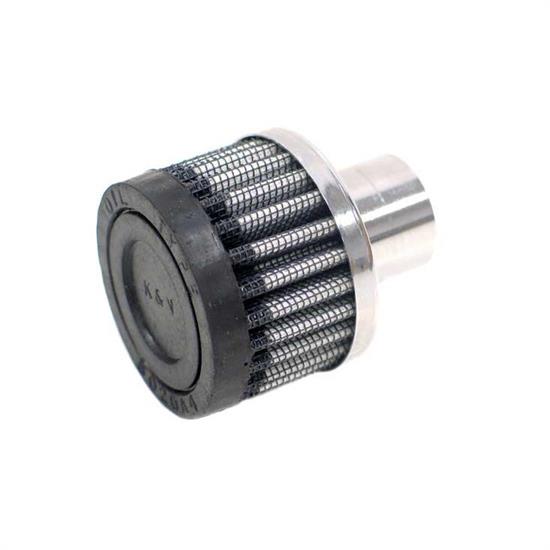 K&N 62-1040 Crankcase Vent Air Filter, 1.5 in. Tall, 2 in. OD