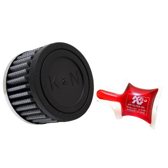 K&N 62-1060 Crankcase Vent Air Filter, 2 in. Tall, 3 in. OD