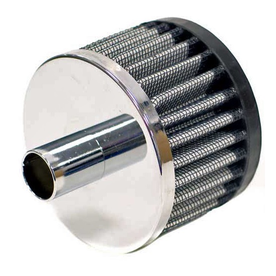 K&N 62-1070 Crankcase Vent Air Filter, 2 in. Tall, 3 in. OD