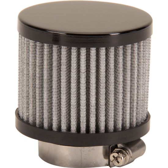 Black Valve Cover Breather Filter, 1-3/8 Inch