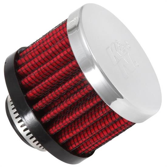 K&N 62-1340 Crankcase Vent Air Filter, 1.5 in. Tall, 2 in. OD
