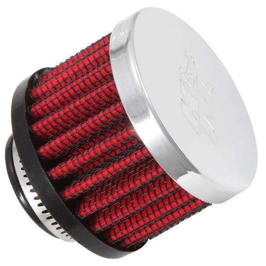 K&N 62-1360 Crankcase Vent Air Filter, 1.5 in. Tall, 2 in. OD