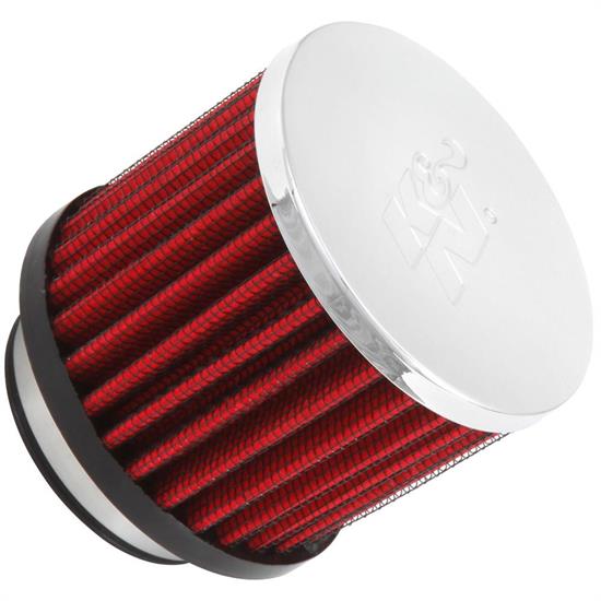K&N 62-1480 Crankcase Vent Air Filter, 2.5 in. Tall, 3 in. OD