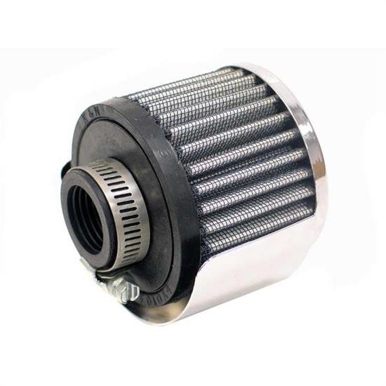 K&N 62-1511 Crankcase Vent Air Filter, 2.5 in. Tall, 3 in. OD