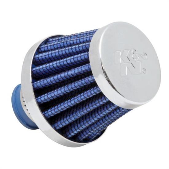 K&N 62-1600BL Synthetic Crankcase Vent Air Filter, 1.75 Tall x 2.0 OD