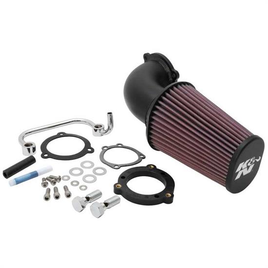 K&N 63-1126 63 Series Aircharger Intake Kit, Harley Davidson 54-74 CI