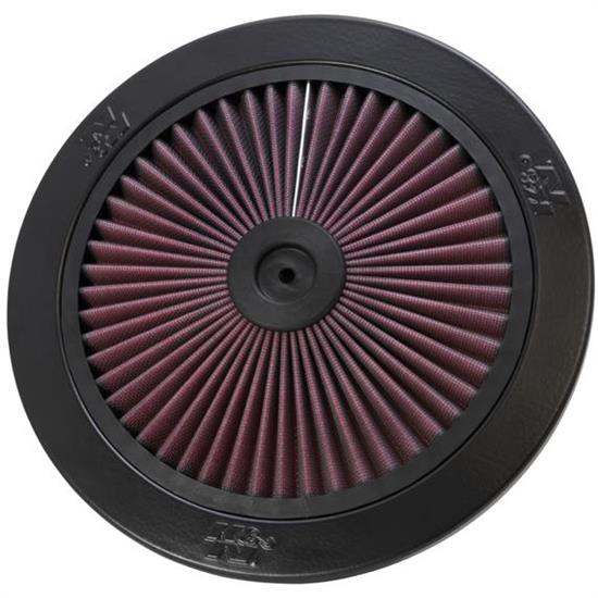 K&N 66-1101 X-Stream Airflow Filter Assembly Top, 1in Tall, Round Lid