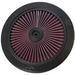 K&N 66-1101 X-Stream Airflow Filter Assembly Top, 1in Tall, Round Lid
