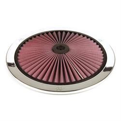 K&N 66-1401XP X-Stream Airflow Filter Assembly Top, 1 Tall, Round Lid