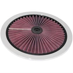 K&N 66-1401XP X-Stream Airflow Filter Assembly Top, 1 Tall, Round Lid