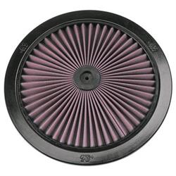 K&N 66-1401 X-Stream Airflow Filter Assembly Top, 1in Tall, Round Lid