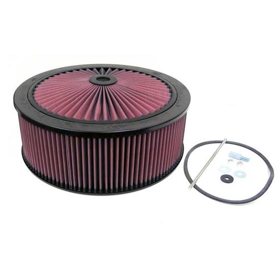 K&N 66-3090 X-Stream Airflow Air Filter Assembly, 14 x 5, Dominator
