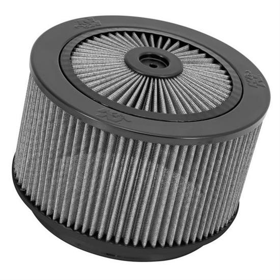 K&N 66-3320R X-Stream Top Assembly, 5in Tall, Gray, Round