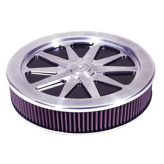K&N 66-5120 Air Filter Assembly, 3.063in Tall, Red, Round