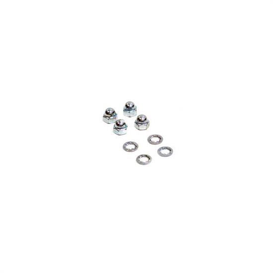 K&N 85-5015 Steel Chrome Plated Wing Nuts, 5mm Thread, Set of 4