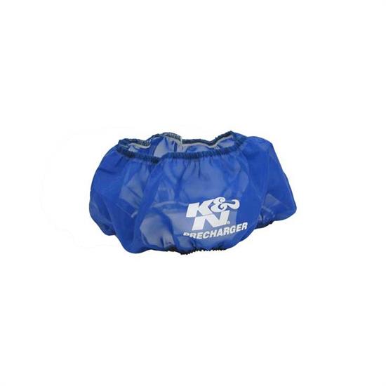 K&N E-1250PL PreCharger Air Filter Wrap, 3.5in Tall, Blue