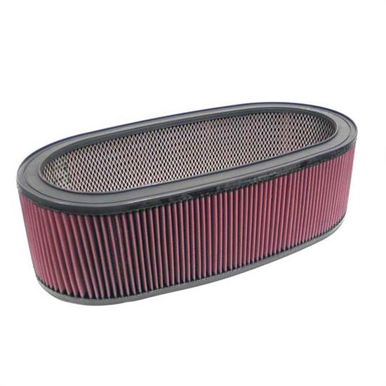 K&N E-1966 Lifetime Performance Air Filter, 6in Tall, Oval